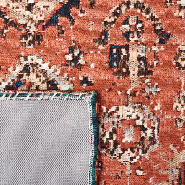 Safavieh Easy Care 4'-0" x 6'-0" Rug in Red / Navy