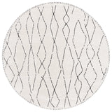 Safavieh Melody 6'-7" x 6'-7" Rug in Ivory / Black