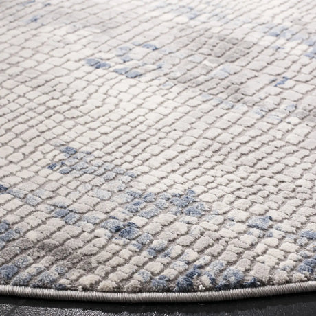 Safavieh Meadow 100 6'-7" x 6'-7" Rug in Grey / Navy