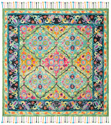 Safavieh Aspen 7'-0" x 7'-0" Rug in Light Green / Black