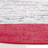 Safavieh Montauk 6'-0" x 6'-0" Rug in Ivory / Red