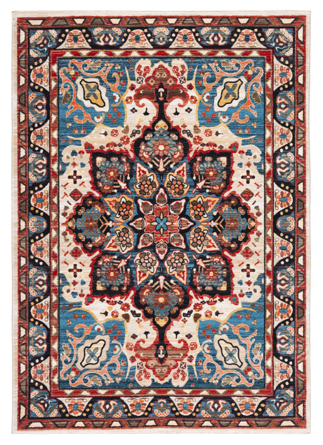 Safavieh Riviera 4'-5" x 6'-0" Rug in Blue / Beige