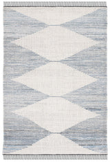 Safavieh Kilim 4'-0" x 6'-0" Rug in Blue / Ivory