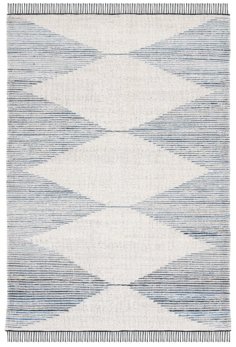 Safavieh Kilim 4'-0" x 6'-0" Rug in Blue / Ivory