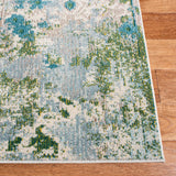 Safavieh Monaco 4'-0" x 5'-7" Rug in Green / Turquoise