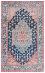 Safavieh Arizona 4'-0" x 6'-0" Rug in Blue / Rust