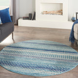 Nourison Passion Psn26 Navy Blue Rug