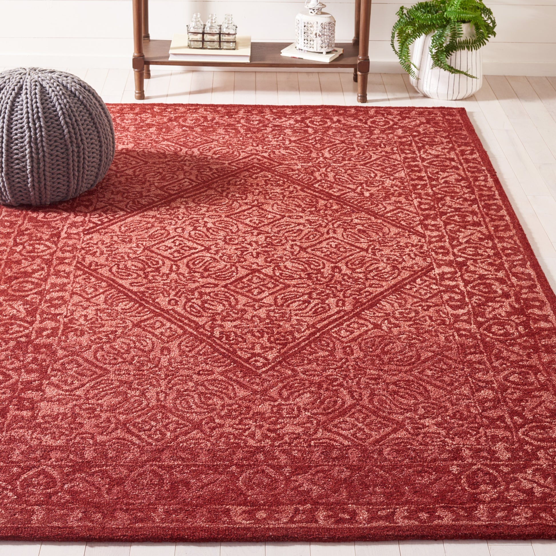 Safavieh Dip Dye Ddy151Q Red Area Rug