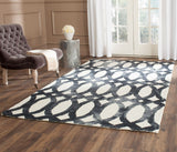 Safavieh Dip Dyed Ddy675D Ivory / Graphite Rugs