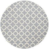 Safavieh Cambridge 6'-0" x 6'-0" Rug in Silver / Ivory