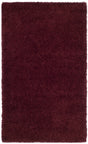 Safavieh Sgl-Laguna Shag 3'-0" x 5'-0" Rug in Maroon