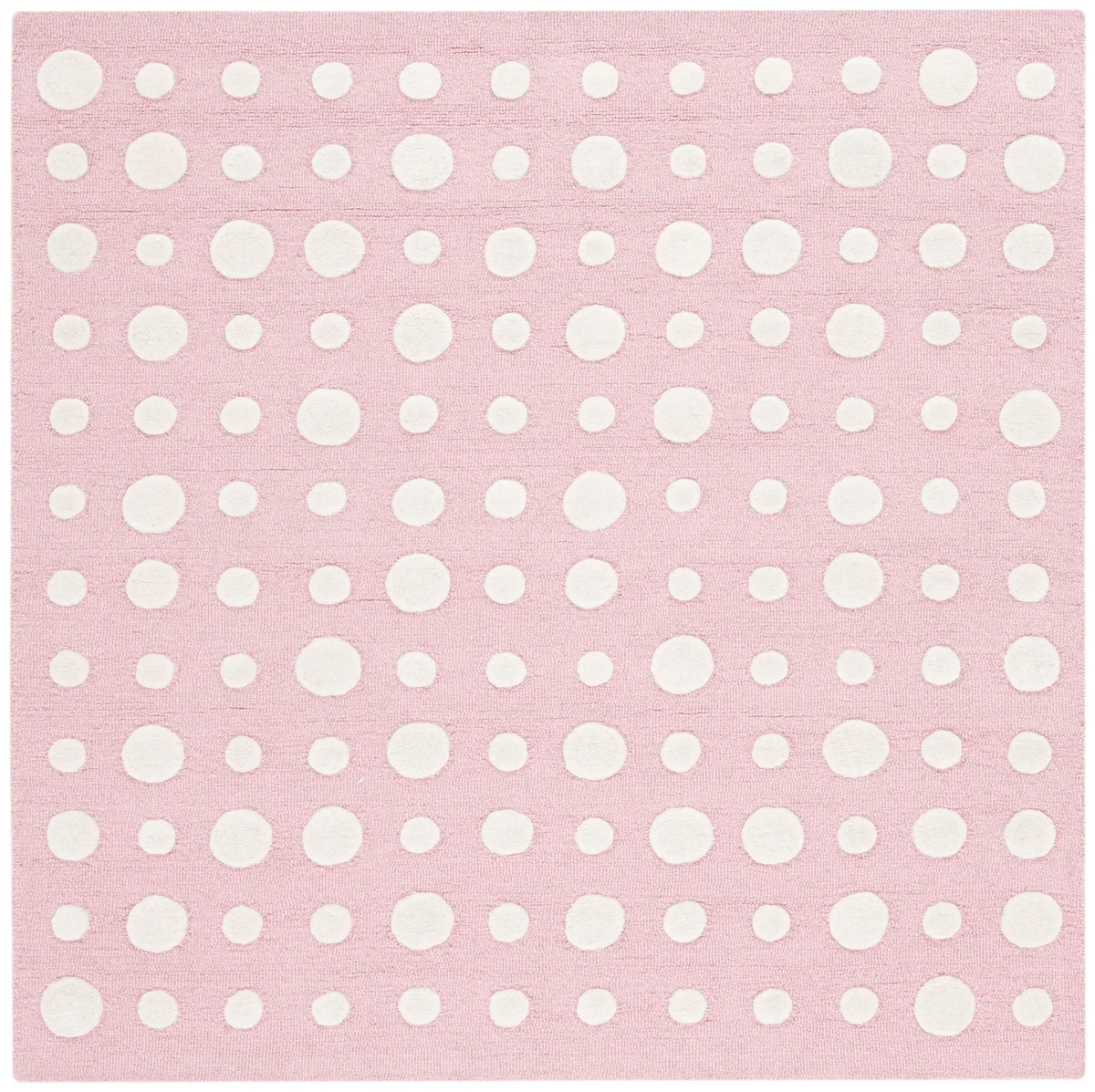 Safavieh Safavieh Kids 5'-0" x 5'-0" Rug in Pink / Ivory