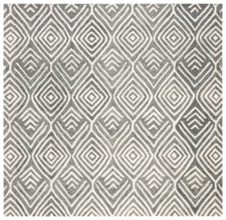 Safavieh Blossom 6'-0" x 6'-0" Rug in Ivory / Grey