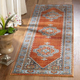 Safavieh Vintage Persian 2'-2" x 12'-0" Rug in Rust / Blue