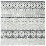 Safavieh Madison 700 6'-7" x 6'-7" Rug in Charcoal / Grey