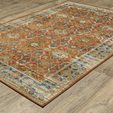 Oriental Weavers Sphinx Naples 1204X Blue Rugs - angle detail