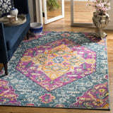 Safavieh Madison 4'-0" x 6'-0" Rug in Blue / Fuchsia