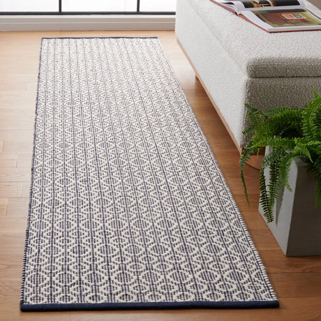 Safavieh Vermont 2'-3" x 9'-0" Rug in Navy / Ivory