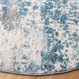 Safavieh Tulum 6'-7" x 6'-7" Rug in Ivory / Blue