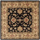 Safavieh Heritage 6'-0" x 6'-0" Rug in Black / Beige