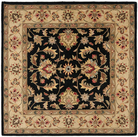 Safavieh Heritage 6'-0" x 6'-0" Rug in Black / Beige