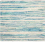 Safavieh Rag Rug 6'-0" x 6'-0" Rug in Ivory / Green