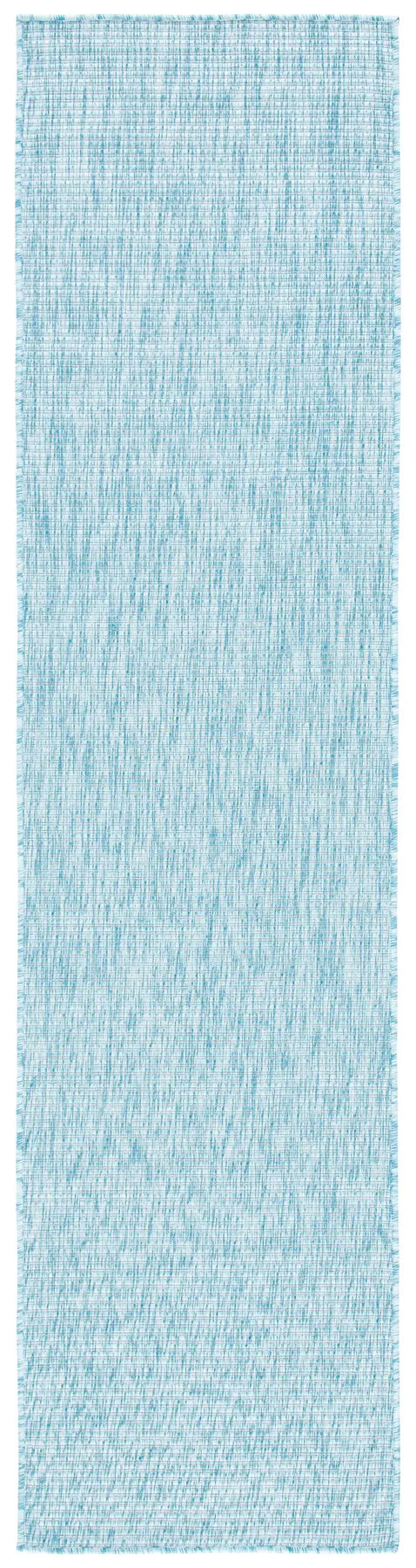Safavieh Courtyard 2'-2" x 9'-0" Rug in Aqua / Aqua