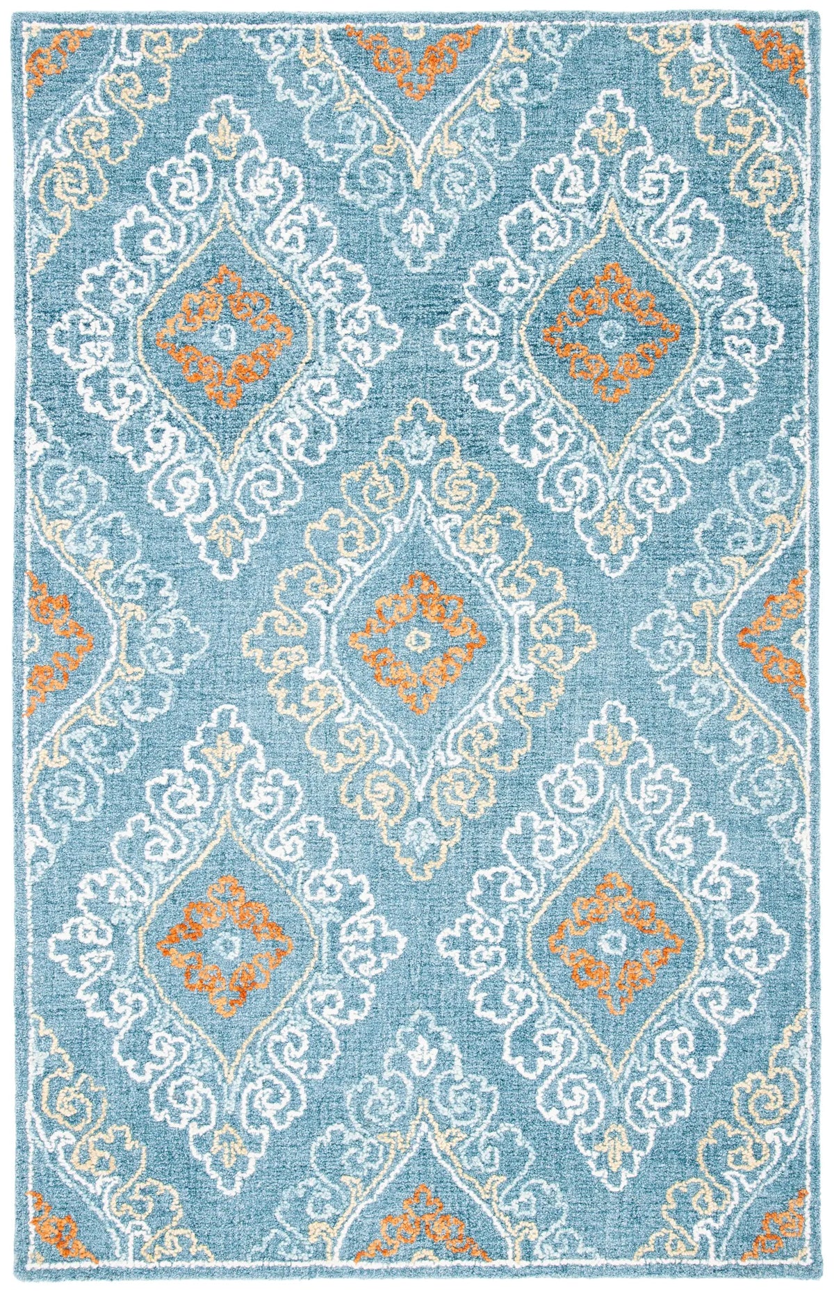 Safavieh Blossom 4'-0" x 6'-0" Rug in Blue / Yellow