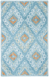 Safavieh Blossom 4'-0" x 6'-0" Rug in Blue / Yellow