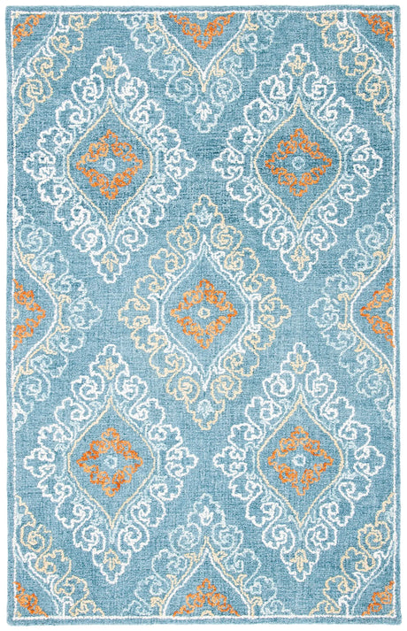 Safavieh Blossom 4'-0" x 6'-0" Rug in Blue / Yellow