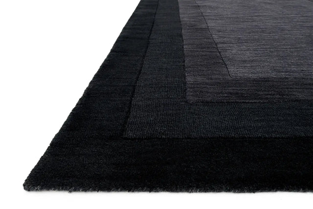 Loloi Hamilton Hm-01 Grey/Charcoal Rug - rug corner