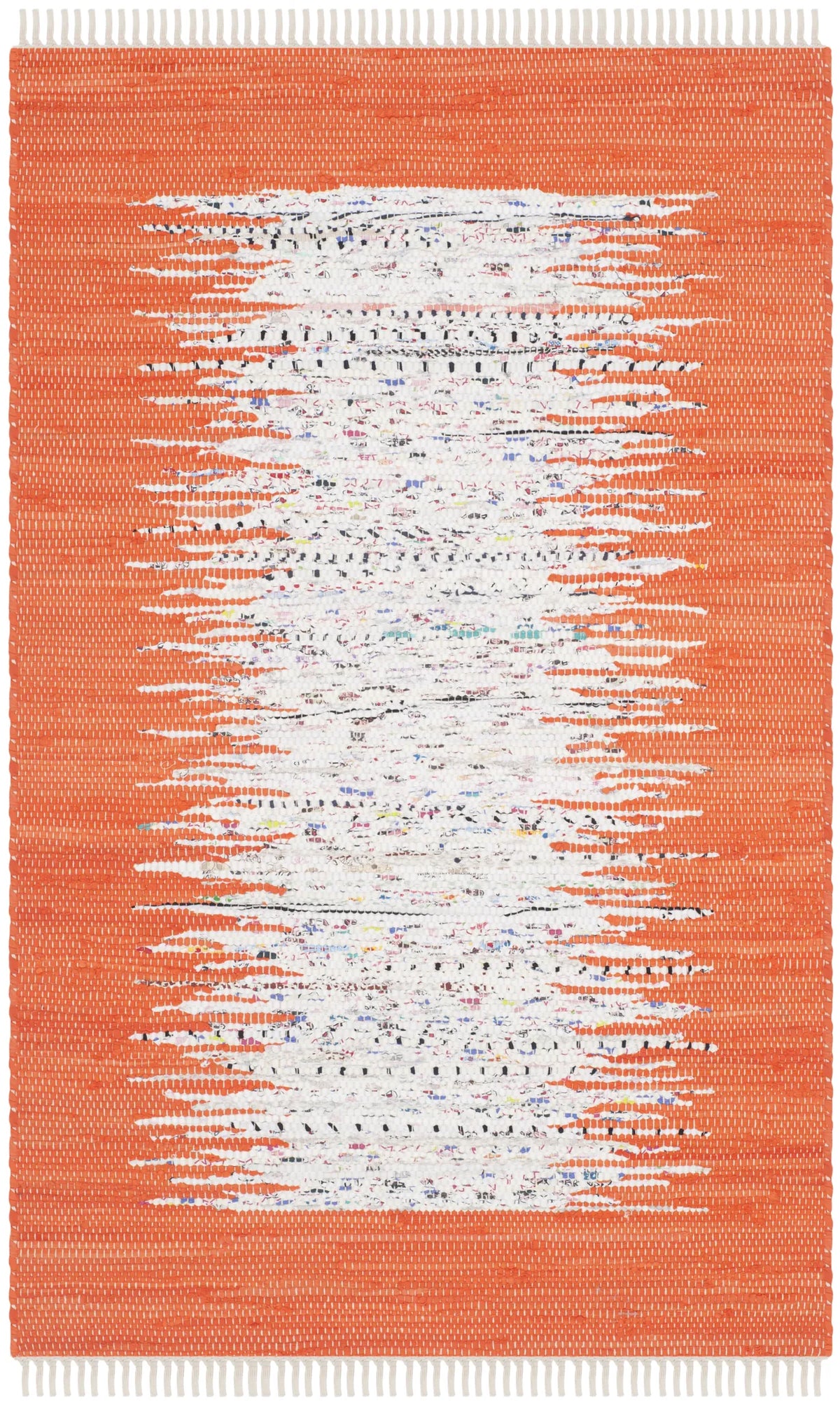 Safavieh Montauk 2'-6" x 4'-0" Rug in Ivory / Orange