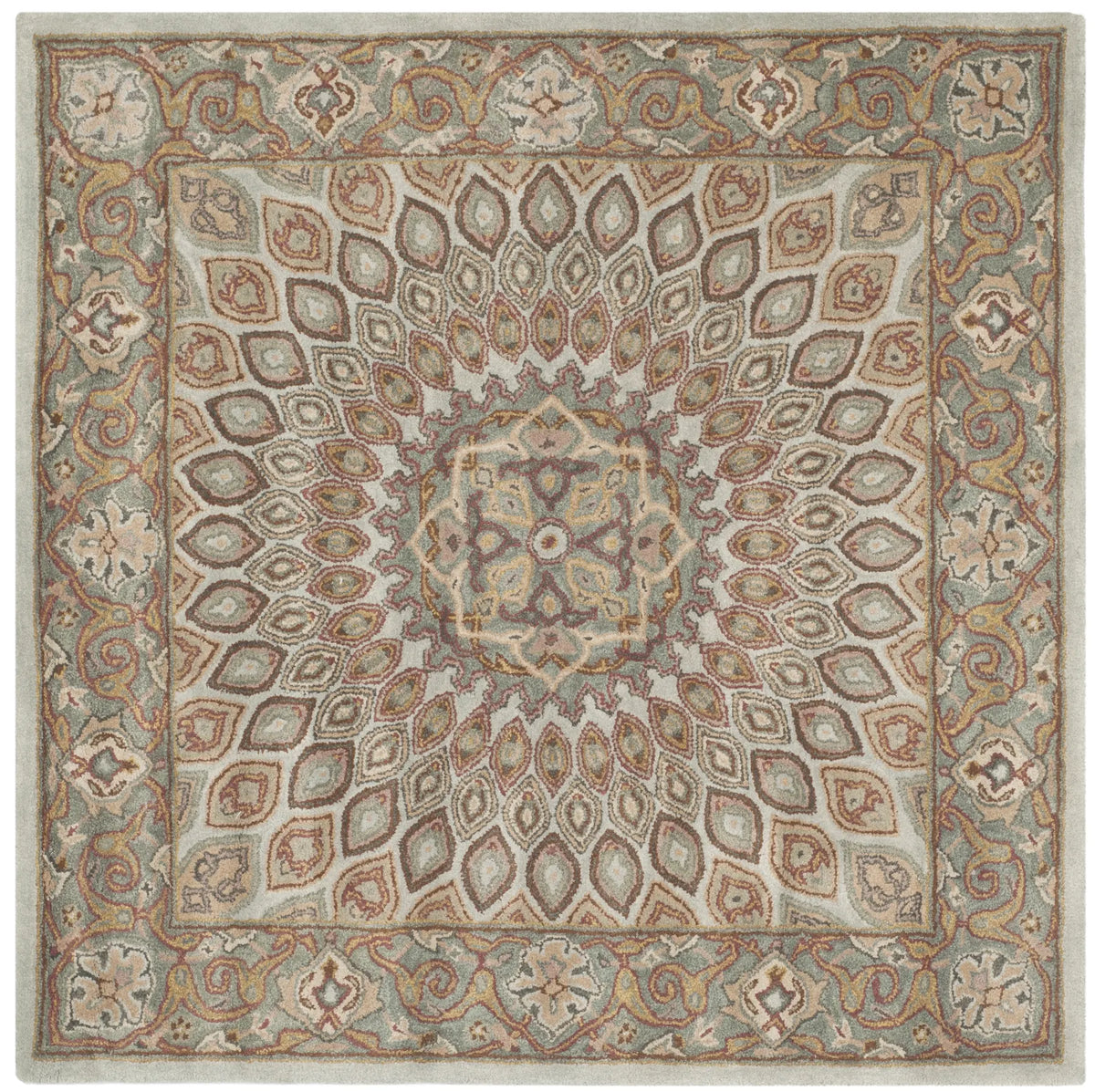 Safavieh Heritage 6'-0" x 6'-0" Rug in Blue / Grey