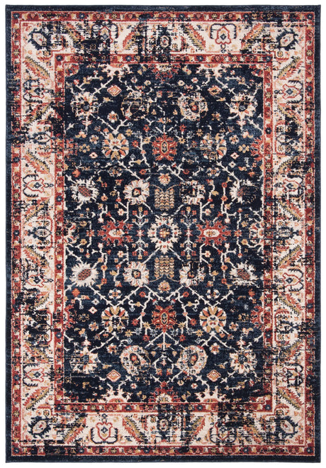 Safavieh Charleston 4'-0" x 6'-0" Rug in Navy / Ivory