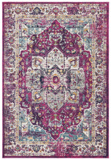 Safavieh Evoke 4'-0" x 6'-0" Rug in Fuchsia / Ivory