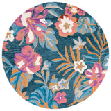 Safavieh Jardin 6'-0" x 6'-0" Rug in Blue / Pink