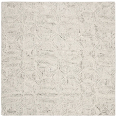 Safavieh Abstract 6'-0" x 6'-0" Rug in Ivory / Light Blue