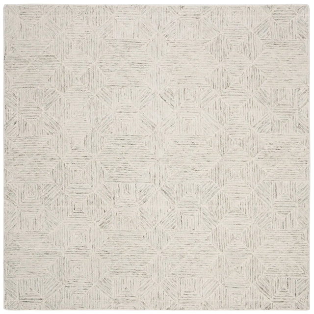 Safavieh Abstract 6'-0" x 6'-0" Rug in Ivory / Light Blue