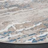 Safavieh Prestige 6'-7" x 6'-7" Rug in Ivory / Blue
