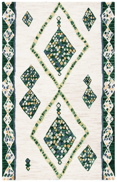Safavieh Aspen 4'-0" x 6'-0" Rug in Green / Ivory