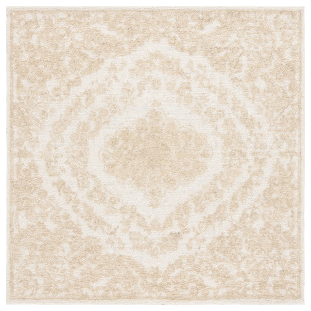 Safavieh Ebony 6'-0" x 6'-0" Rug in Ivory / Light Green