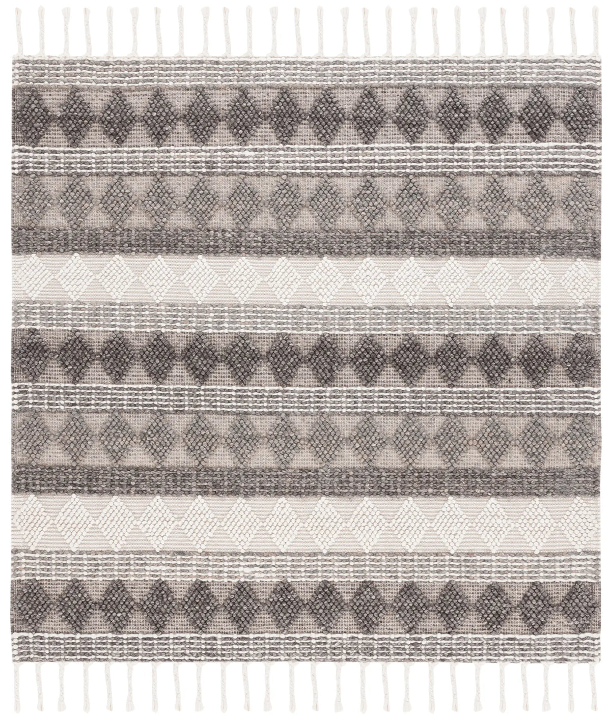 Safavieh Natura 6'-0" x 6'-0" Rug in Ivory / Black