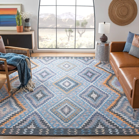 Safavieh Marbella 8'-0" x 10'-0" Rug in Blue / Gold