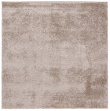 Safavieh Penelope Shag 6'-7" x 6'-7" Rug in Taupe