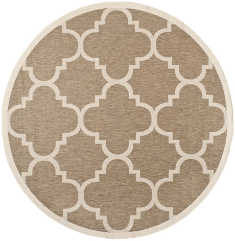 Safavieh Courtyard 7'-10" x 7'-10" Rug in Brown