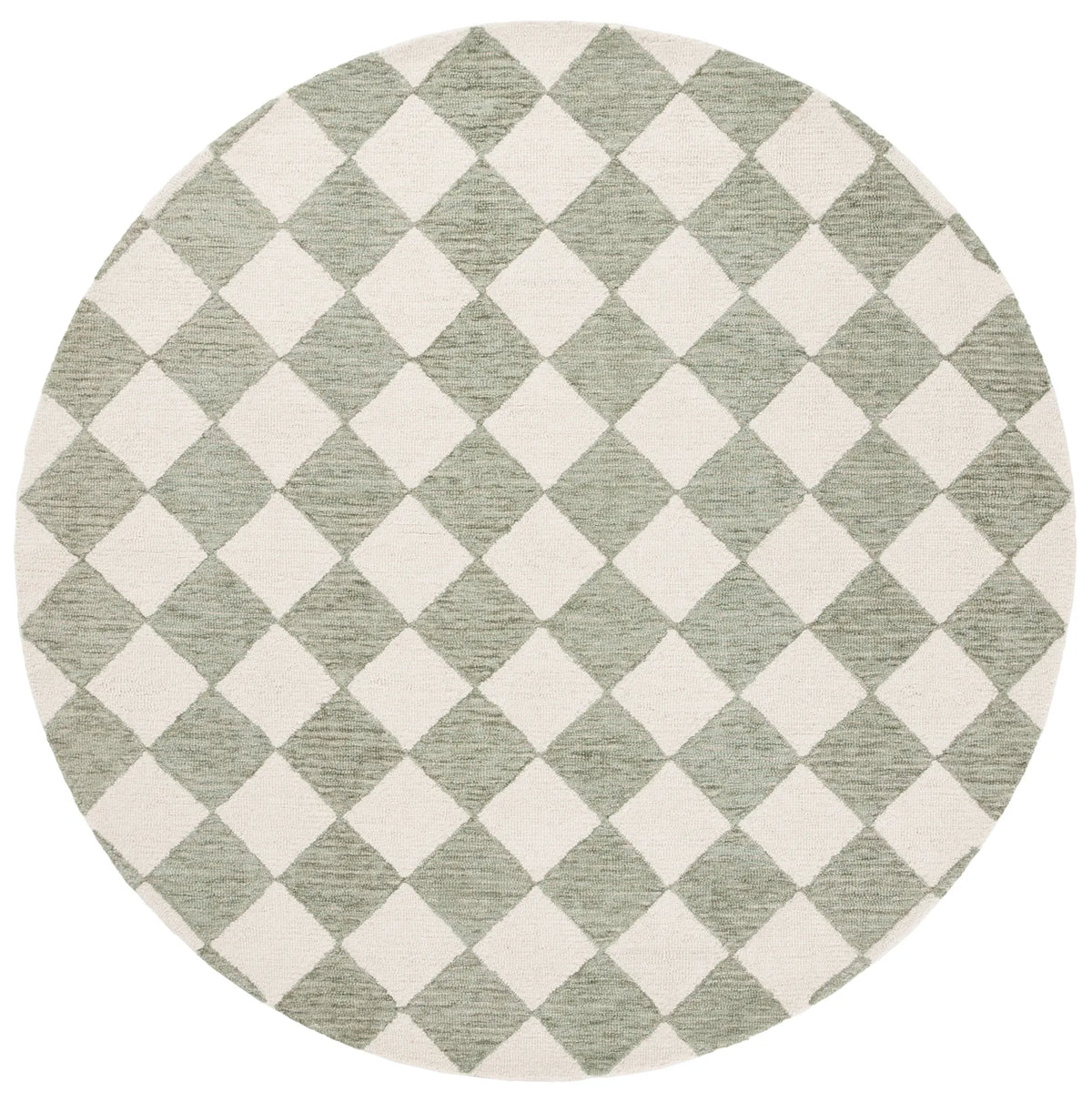 Safavieh Ebony 6'-0" x 6'-0" Rug in Sage / Ivory