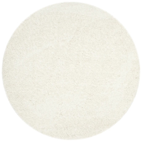 Safavieh Sga-Athens Shag 6'-7" x 6'-7" Rug in Off White