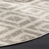 Safavieh Amsterdam 5'-1" x 5'-1" Rug in Ivory / Mauve
