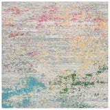 Safavieh Madison 6'-7" x 6'-7" Rug in Grey / Gold
