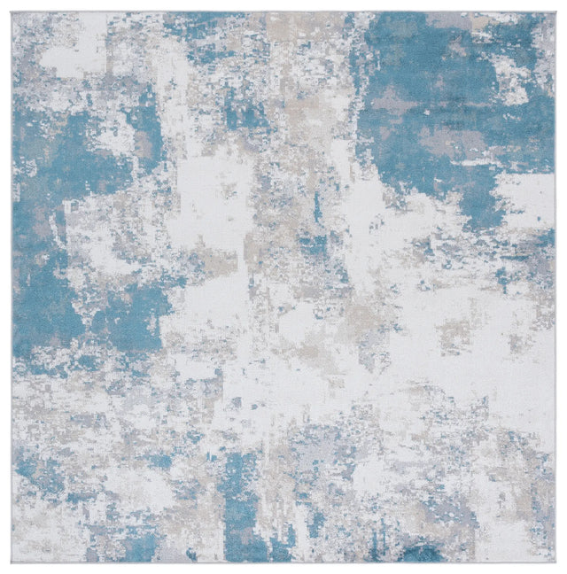 Safavieh Bayside 6'-7" x 6'-7" Rug in Blue / Grey